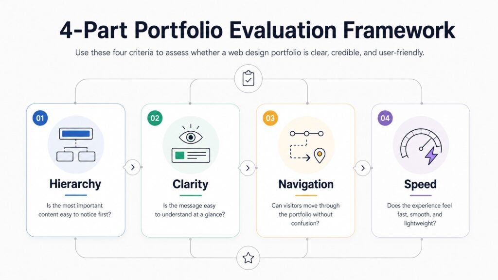 4-part portfolio evaluation framework