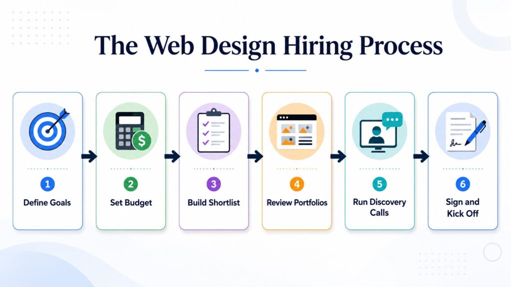 The web design hiring process