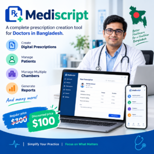 Mediscript - A complete prescription creation tool